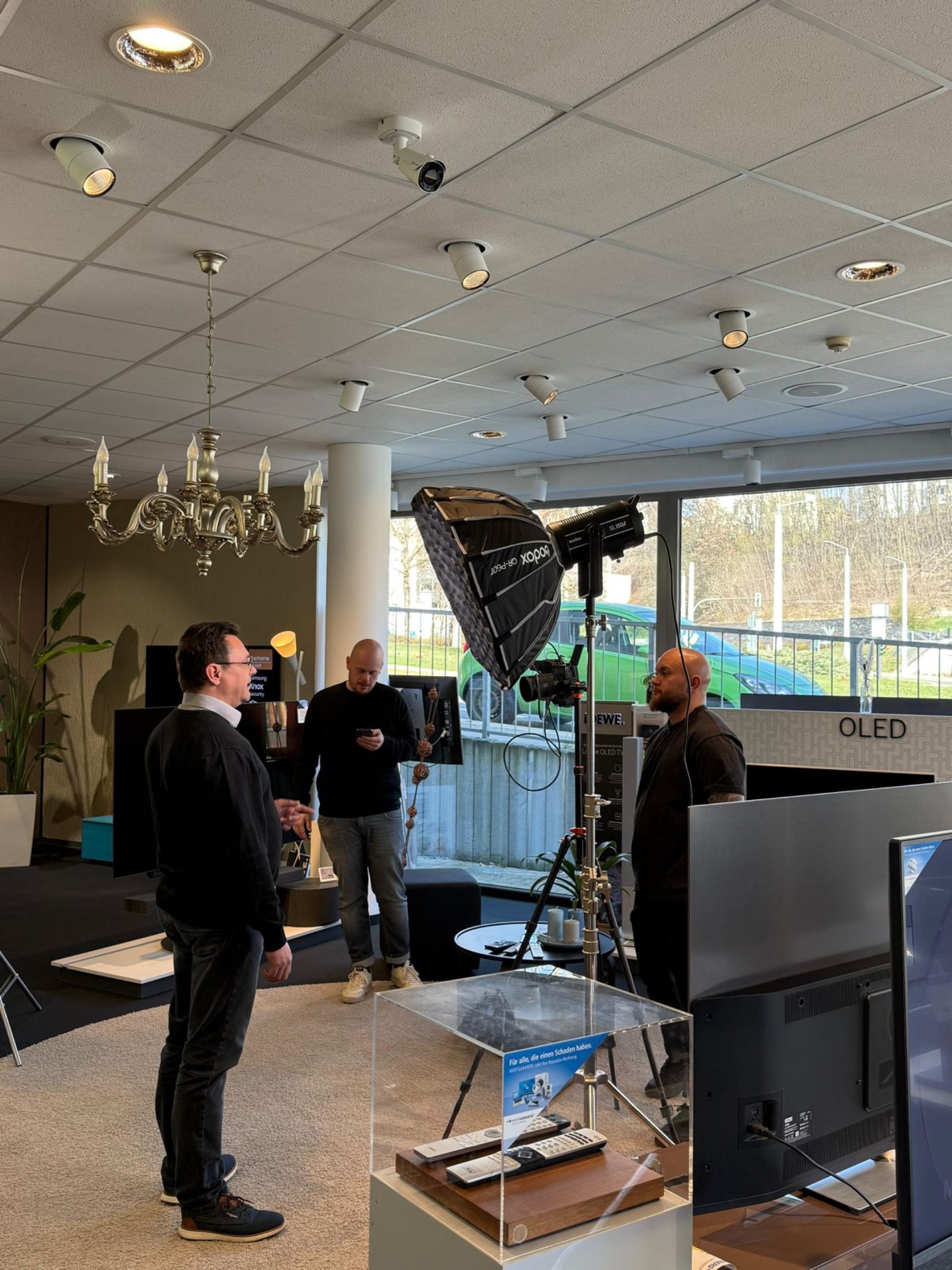 Alex Tauer bei der Arbeit